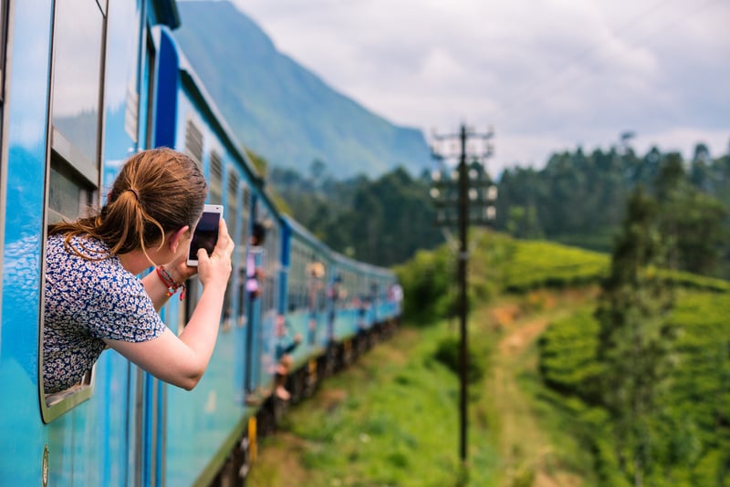 Train in Sri Lanka